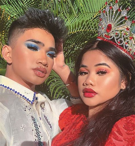 Boyfriend of Bretman Rock's sister Princess Mae, .